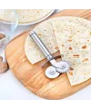Çift Başlıklı Pizza Hamur Bıçağı