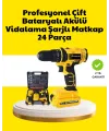 Çift Bataryalı 12v Akülü Matkap | 10 Mm Metal, 20 Mm Ahşap Delme Kapasitesi