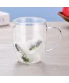 Çift Cidarlı Çam Bardak