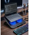 Çift Fanlı Sessiz Laptop Soğutucu 17 İnç Uyumlu Yükseltici Stand
