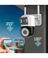 Çift Lensli Dış Mekan Wi-Fi Kamera