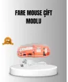 Çift Modlu Kablosuz Bluetooth 5.0 + 2.4ghz Mouse – 3 Cihaz Bağlantılı, Hızlı Geçiş Düğmeli