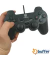 Çift Titreşimli Usb Kablolu Oyun Kolu Pc Uyumlu Vibration Gamepad