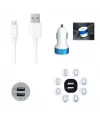Çift Usb Girişli 3.1 Çıkışlı Seyahat Seti Android / Micro Usb