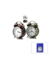 Çift Zilli Metal Masa Çalar Saat (10 cm)