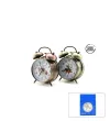 Çift Zilli Metal Masa Çalar Saat 10 cm
