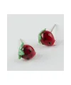 Çilek Cam Küpe