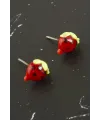 Çilek Cam Küpe