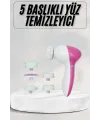 Cilt Temizleme Ve Masaj Aleti 5 Başlıklı Akne Ve Sivilce Önleyici