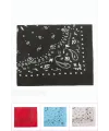 Çini Desenli Keten Bandana 50*50