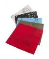 Çini Desenli Keten Bandana 50*50