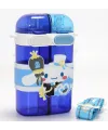Cinnamoroll Figürlü Çift Bölmeli Pipetli Suluk