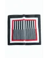 Çizgili Desenli Zr Şifon Fular 50*50 cm