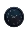 Classic Black Zarif 40 cm Metal Duvar Saati