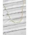 CM 14K Gold Renk Gemici Zincir Model 60 cm Kadın Kolye
