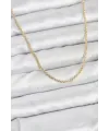 CM 14K Gold Renk Halka Model 60 cm Kadın Kolye