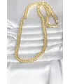 CM 14K Gold Renk Kalın Zincir Model 60 cm Kadın Kolye