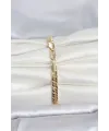 CM 14K Gold Renk Kalın Zincir Model Kadın Bileklik