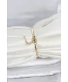 CM 14K Gold Renk Yassı Zincir Model Kadın Bileklik