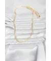 CM 14K Gold Renk Zincir Model 60 cm Kadın Kolye