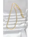 CM 14K Gold Renk Zincir Model 60 cm Kadın Kolye