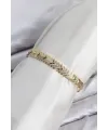 CM Çavuş Model Zirkon Taşlı VIP Seri Gold Renk Pirinç Kadın Bileklik