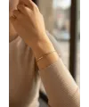 CM Gold Renk Lazer Kesim 65 mm Bilezik