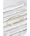 CM Gold Renk Lazer Kesim Model 65 mm Bilezik