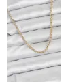 CM Gold Renk Pirinç Halkalı Model Kadın Kolye
