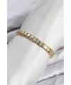 CM Kalın Yılan Model Zirkon Taşlı VIP Seri Gold Renk Pirinç Kadın Bileklik