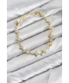 CM Kutup Yıldızı Model Gold Renk Zirkon Taşlı Kadın Bileklik