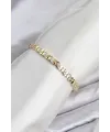 CM Model Zirkon Taşlı VIP Seri Gold Renk Pirinç Kadın Bileklik