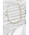 CM Yassı Yılan Zincir Model 60 cm Kadın Kolye