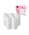 Çocuk Kamera Baskı Kağıdı, 5’li Rulo 57x25mm Çekirdekli Fotoğraf Baskı Termal Kağıt Rulo
