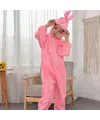 Çocuk Tavşan Kostümü Pembe Renk 4-5 Yaş 100 cm