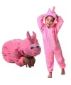 Çocuk Tavşan Kostümü Pembe Renk 6-7 Yaş 120 Cm