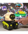 Çocuklar Için Eğitici Ve Eğlenceli Robot Temali Projektör Gece Lambasi