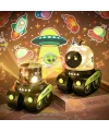 Çocuklar Için Eğitici Ve Eğlenceli Robot Temali Projektör Gece Lambasi