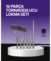 Çok Amaçlı 16lı Bits Uç Seti Dayanıklı Tornavida Adaptör