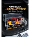 Çok Amaçlı 27 Parça Araç Acil Durum Ekipman Seti Düzenli Taşıma Kutulu