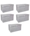 Çok Amaçlı Düzenleyici Kutu Organizer Cırt Cırtlı Hurç Mega Plus Boy 40cm X 30cm X 70cm (5 Adet)