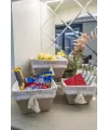 Çok Amaçlı Saklama Organizer Kutu Kare Keçe  Sepet (maxi)  03426