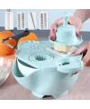 Çok Fonksiyonlu Salata Aparatı - Süzgeçli Doğrayıcı Kase