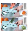 Çok Fonksiyonlu Salata Aparatı - Süzgeçli Doğrayıcı Kase