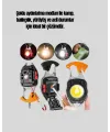 Çok Modlu LED Işıklı Pratik Anahtarlık