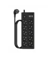 Çoklu Priz 10 lu + 3 USB + 1 Type-C 3680W 16A Anahtarlı Akım Korumalı Uzatma Prizi (2 Metre Kablo) FTR14