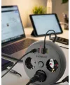 Çoklu Priz Akım Koruma 3 Soket 3 Usb Type C Hızlı Şarj 2m Uzatma Kablosu