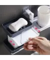 Çoklu Sabun Tutucu Fonksiyonel Banyo Sabunluk