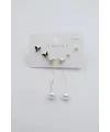 Çoklu Set Küpe - Altın