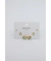 Çoklu Set Küpe - Altın